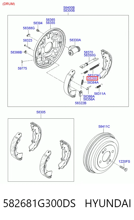 582681G300DS Hyundai/Kia