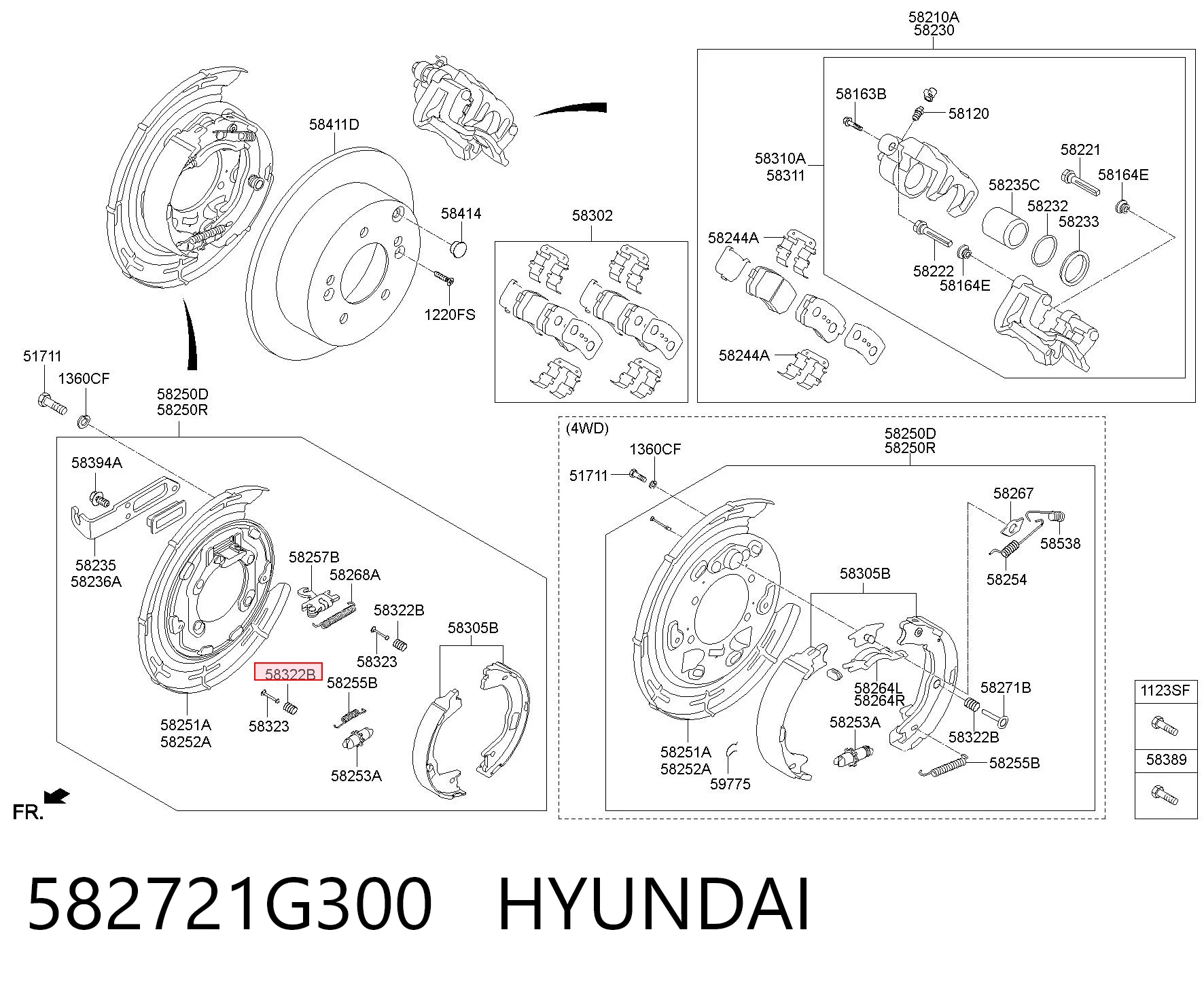 582721G300 Hyundai/Kia