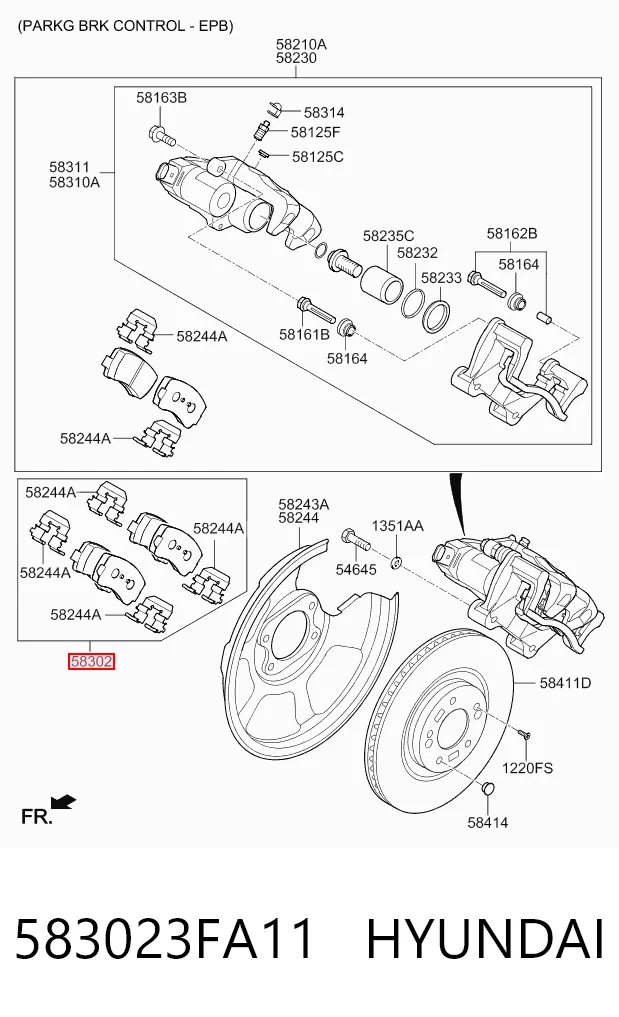 583023FA11 Hyundai/Kia