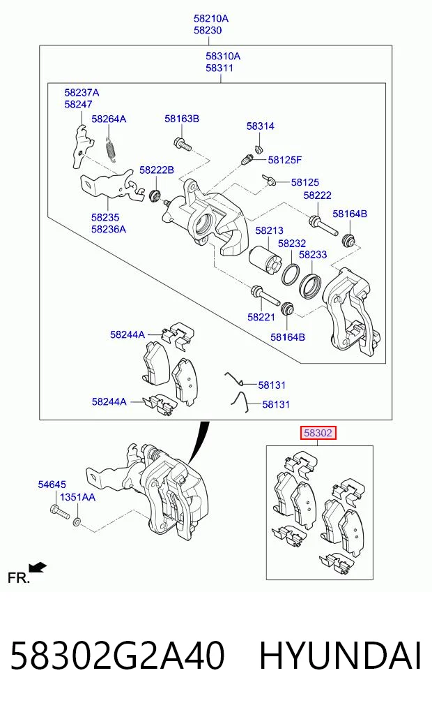 58302G2A40 Hyundai/Kia