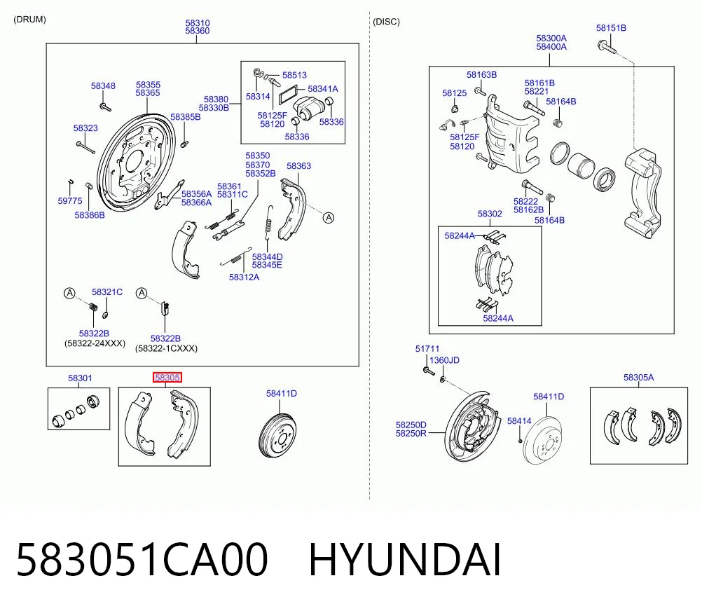583051CA00 Hyundai/Kia