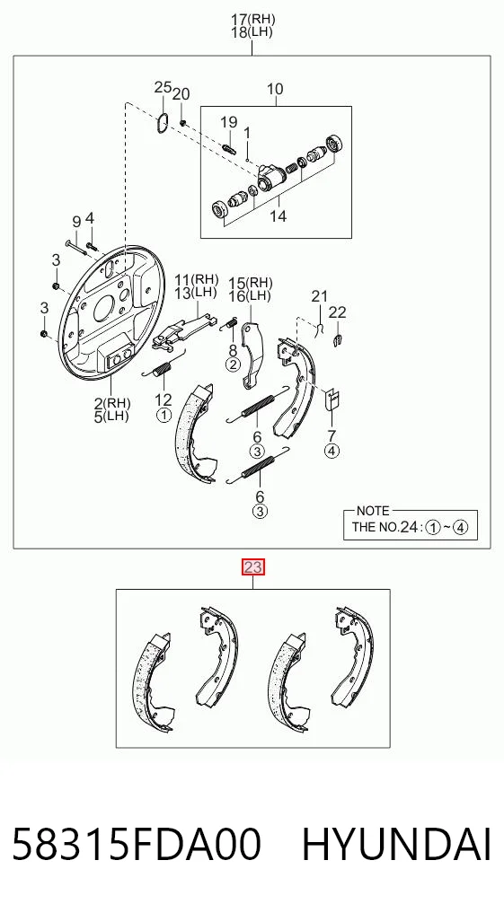 58315FDA00 Hyundai/Kia