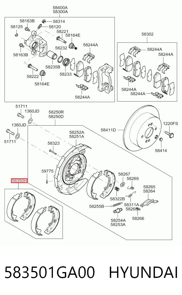 583501GA00 Hyundai/Kia