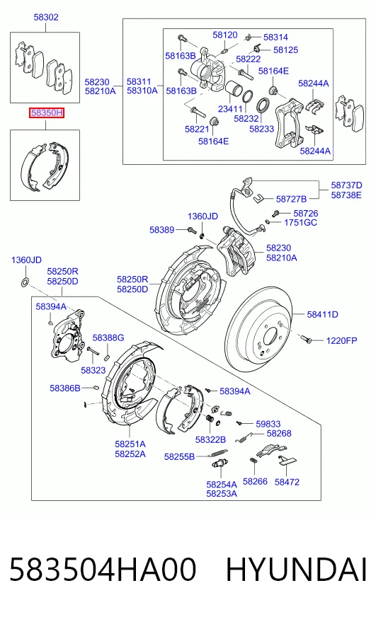 583504HA00 Hyundai/Kia