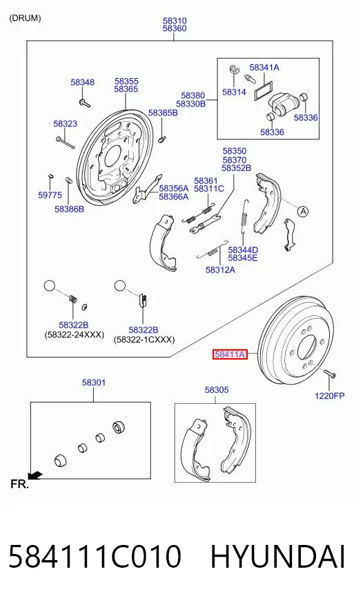 584111C010 Hyundai/Kia