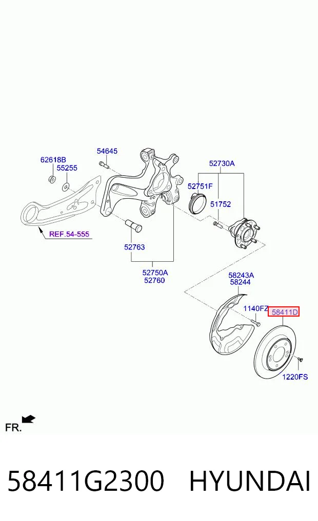 58411G2300 Hyundai/Kia