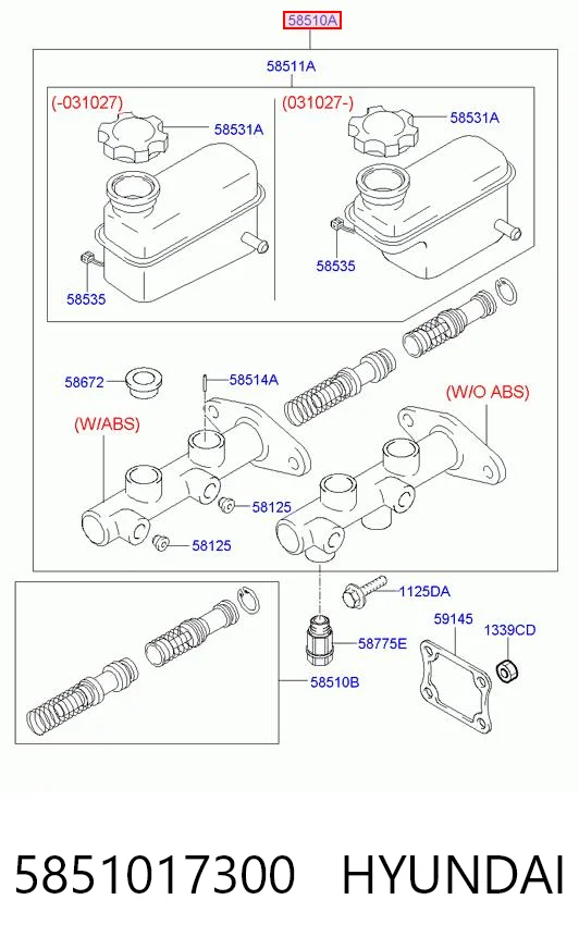5851017300 Hyundai/Kia