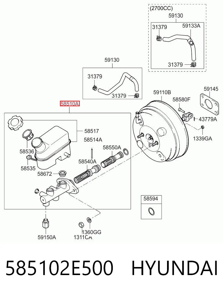 585102E500 Hyundai/Kia