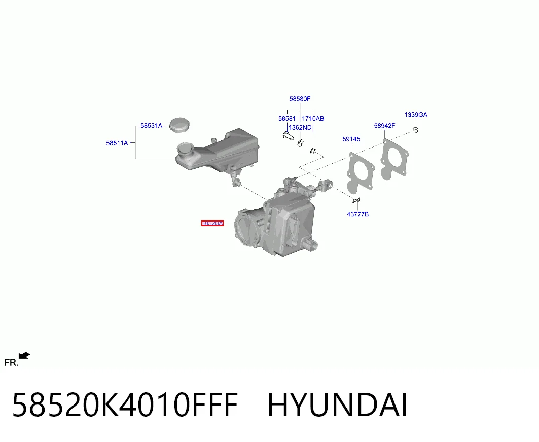 Comprar Cilindro principal de freno Hyundai KONA  OS a bajo precio