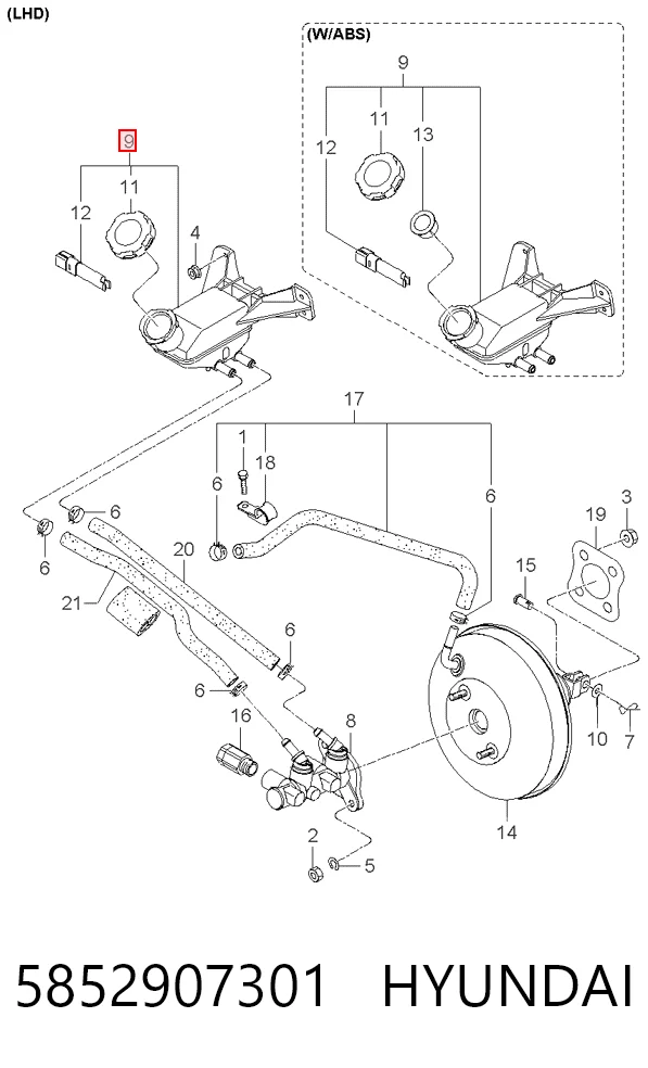 5852907301 Hyundai/Kia
