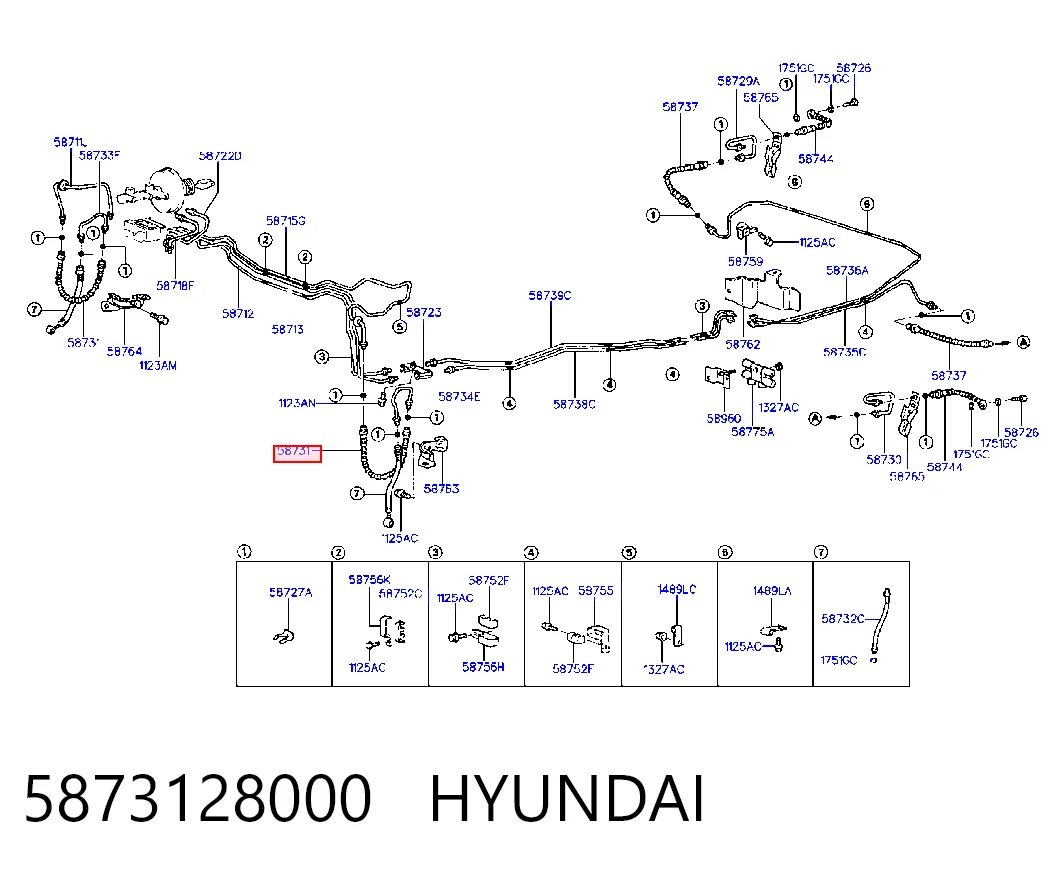 Latiguillos de freno delantero Hyundai Sonata III sedán (1993 - 1998) precio, desde 15,22 EUR