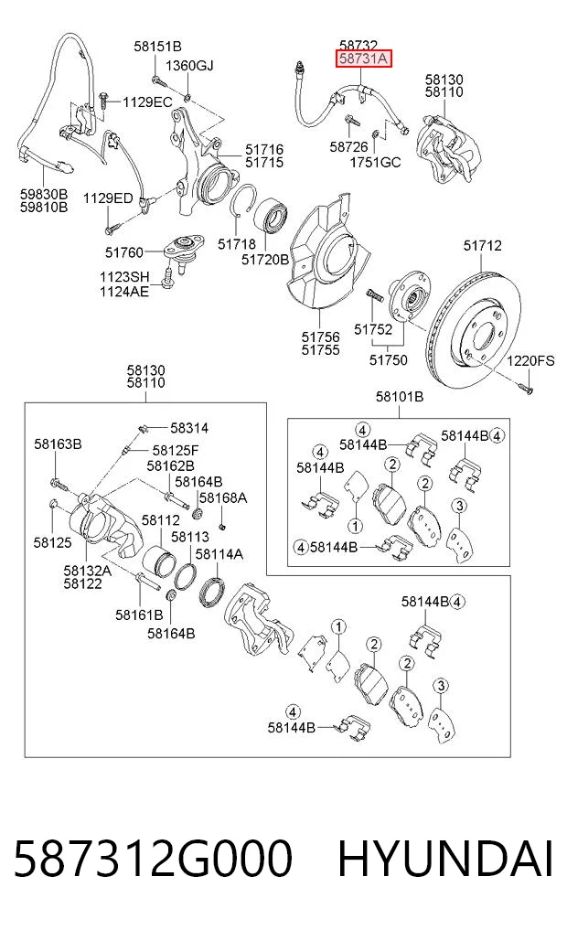 587312G000 Hyundai/Kia