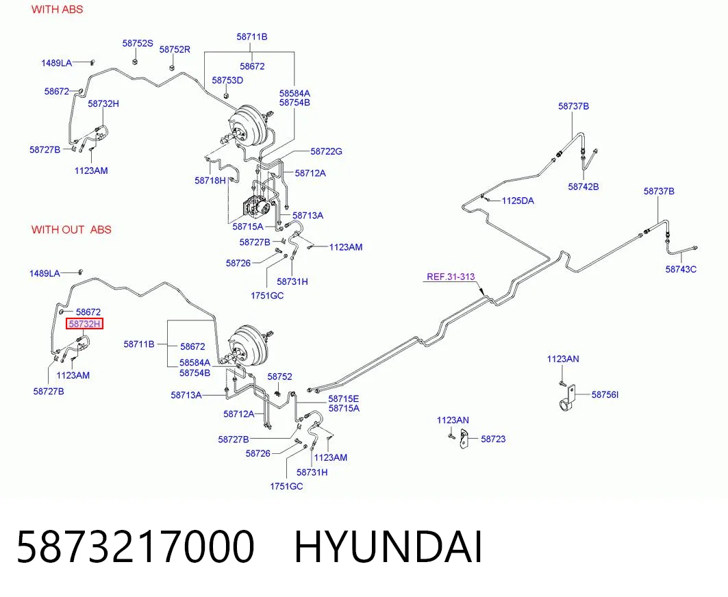 5873217000 Hyundai/Kia