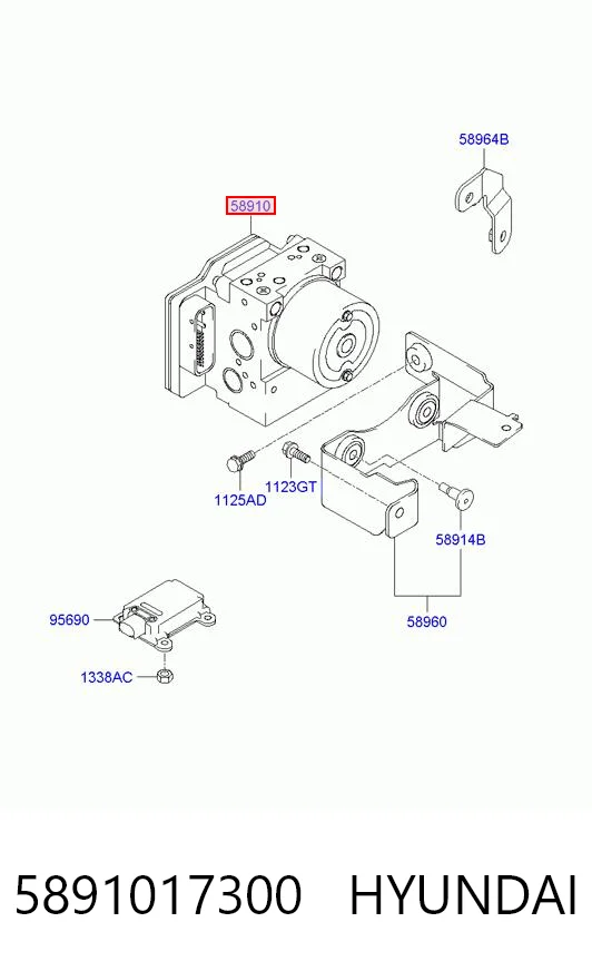 5891017300 Hyundai/Kia