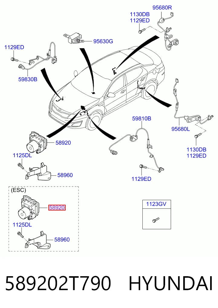Módulo ABS para KIA Optima TF