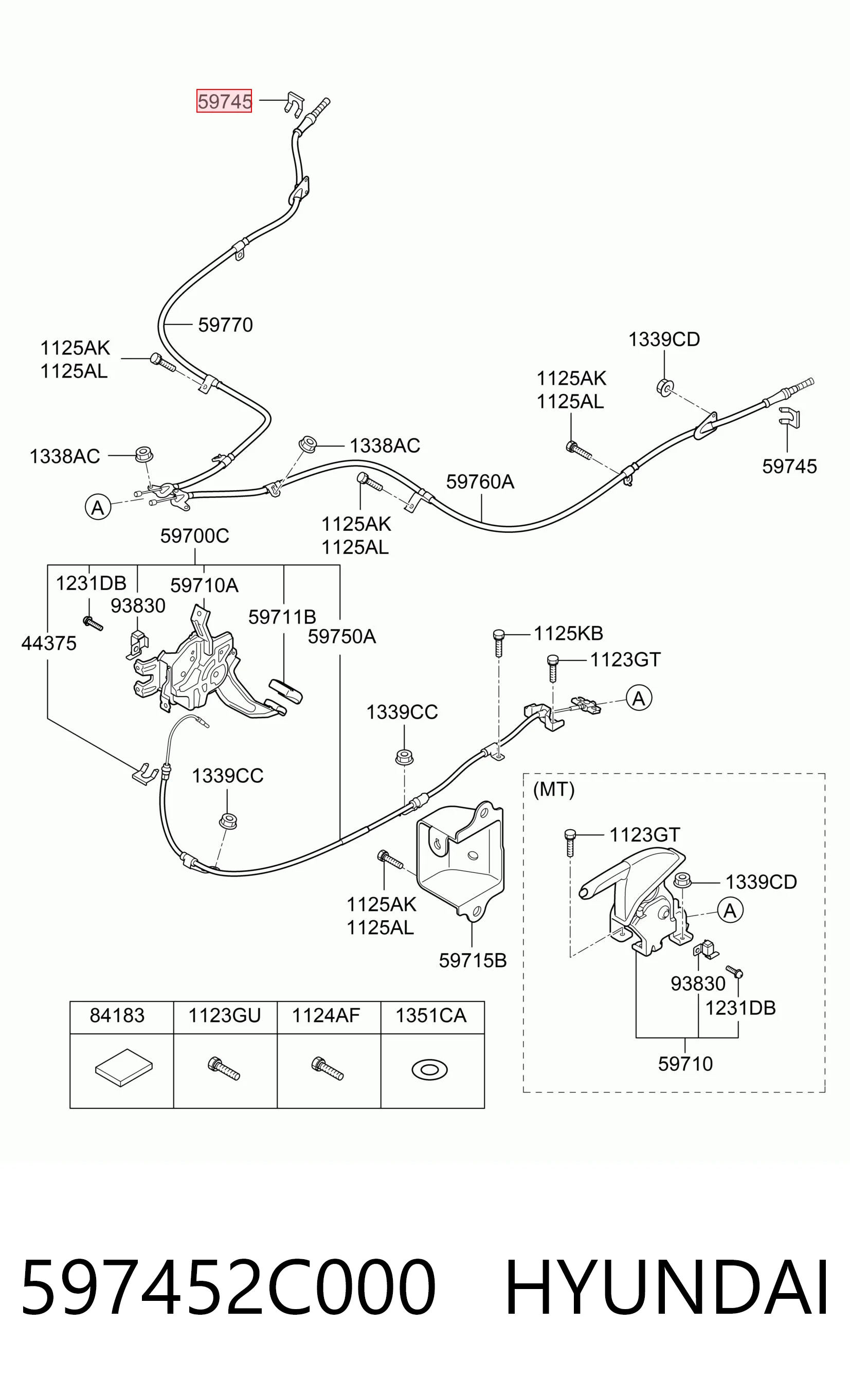 597452C000 Hyundai/Kia
