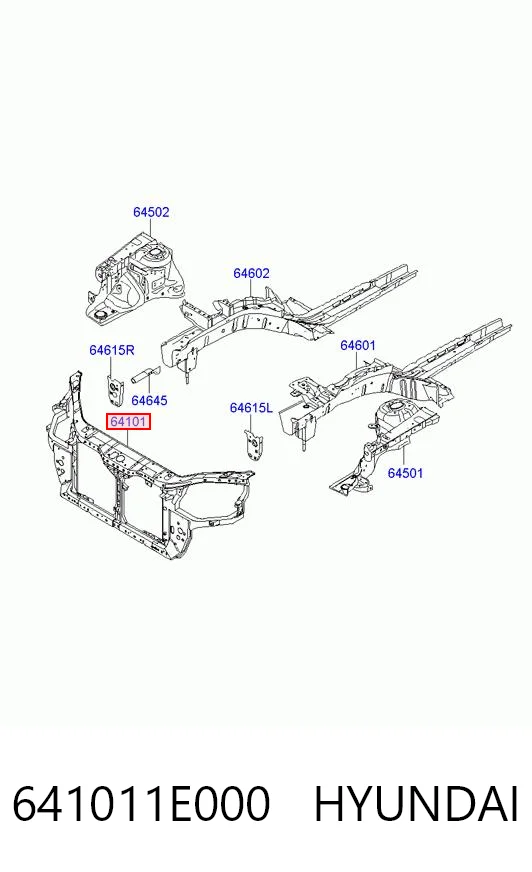 Soporte de radiador  Starline KH3156200