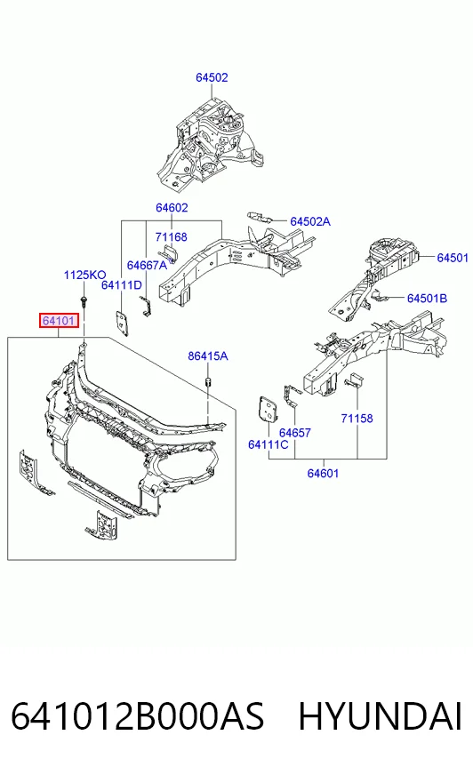 641012B000AS Hyundai/Kia