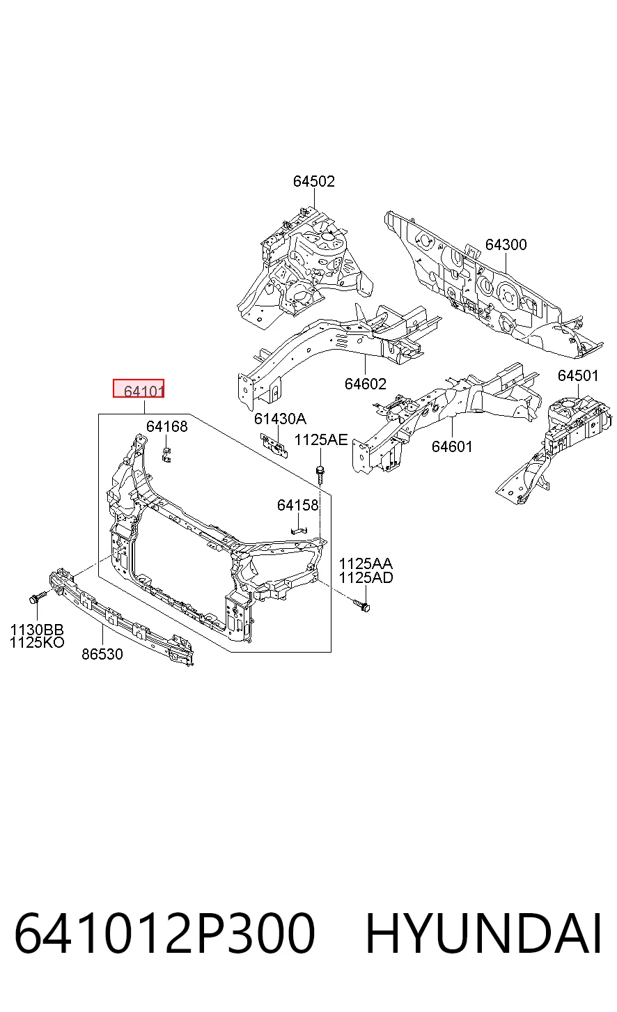 Soporte de radiador  KIA Sorento II