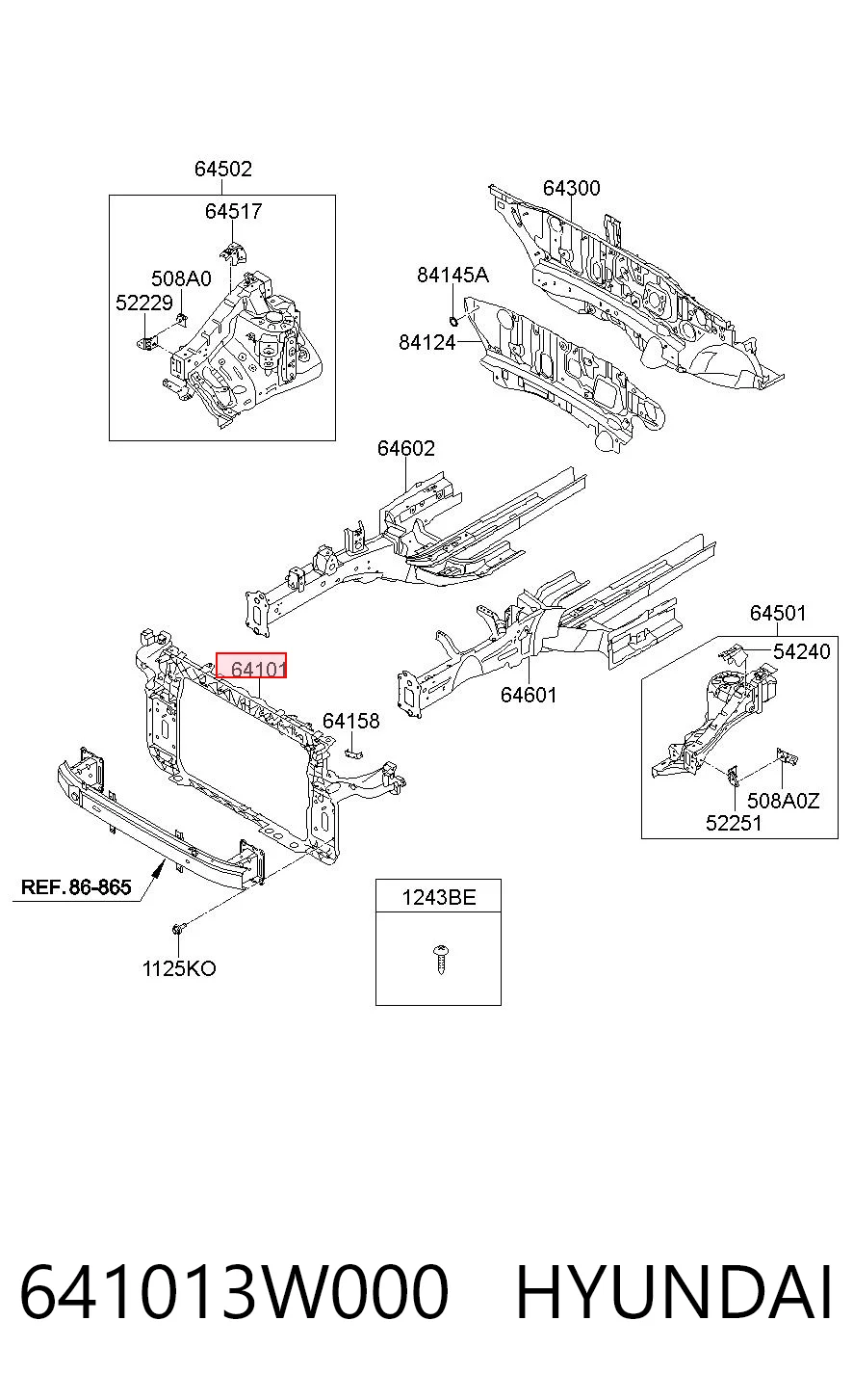 Comprar 1049SYKA029C011B Great Wall Soporte de radiador