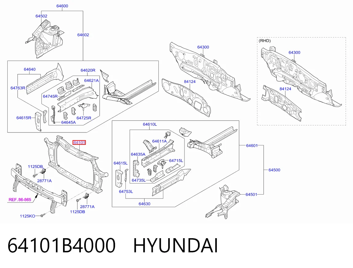 64101B4000 Hyundai/Kia
