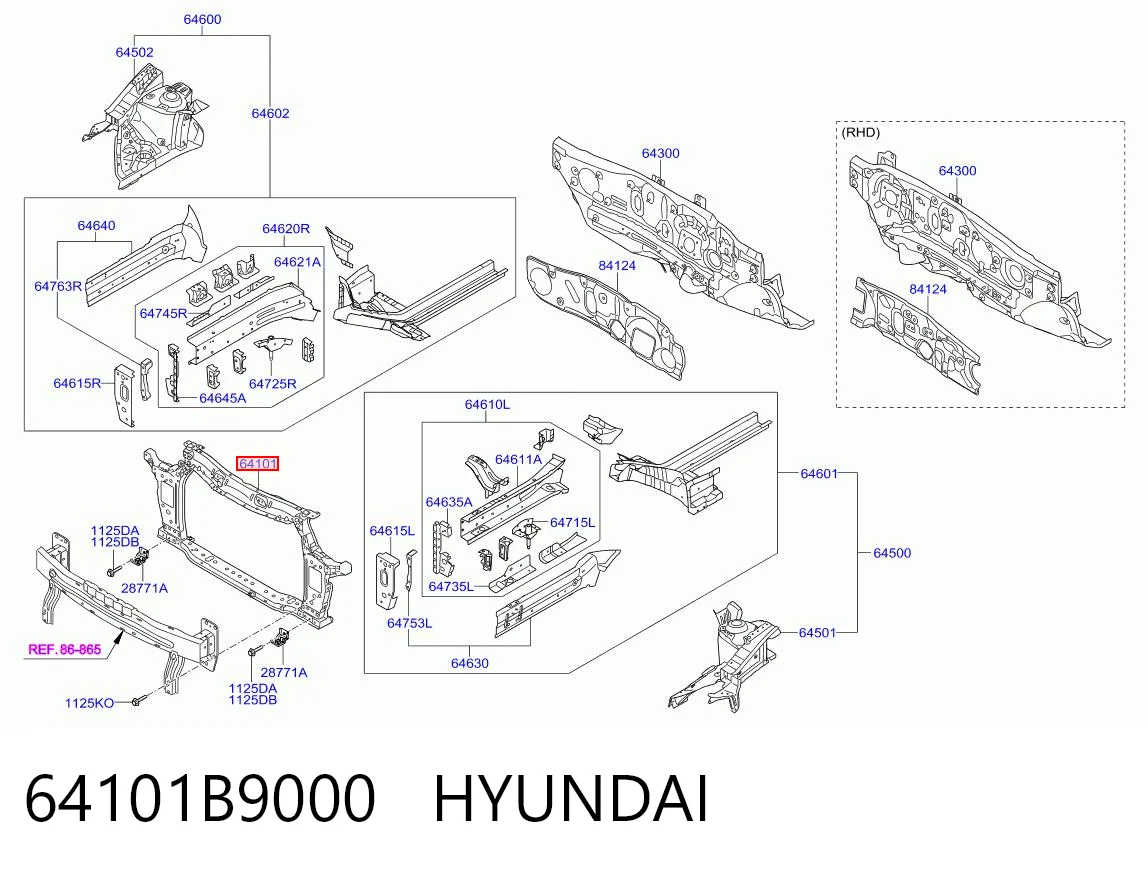 64101B9000 Hyundai/Kia