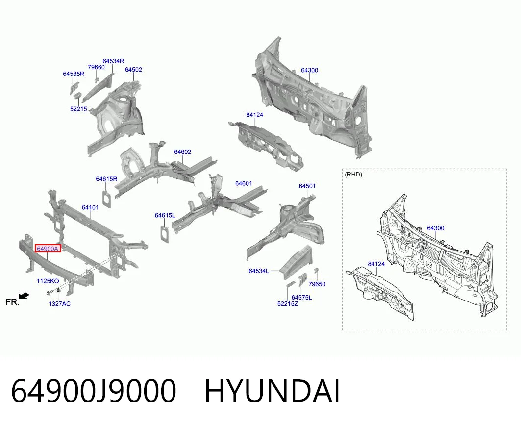 Comprar Refuerzo de parachoques delantero Hyundai KONA OS a bajo precio