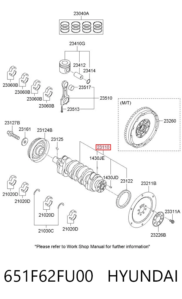 Comprar Cigüeñal Hyundai Santa Fe III DM