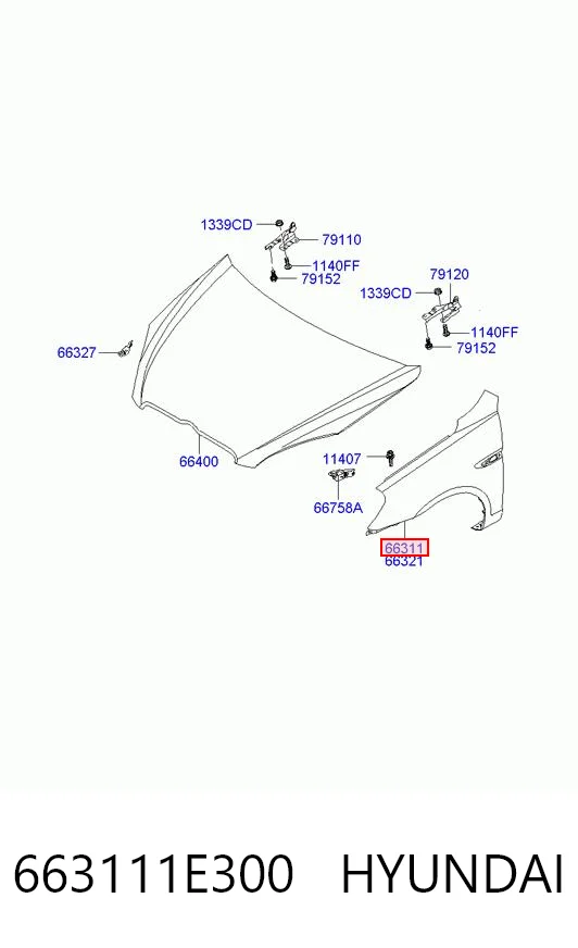 663111E300 Hyundai/Kia