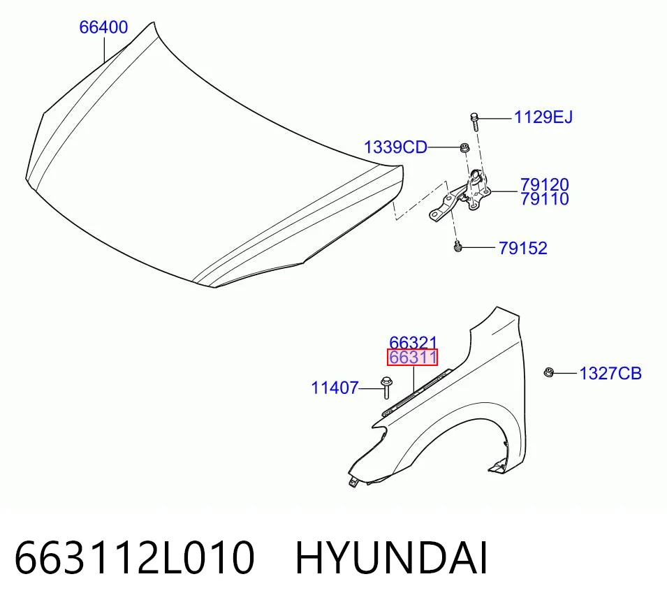 663112L010 Hyundai/Kia
