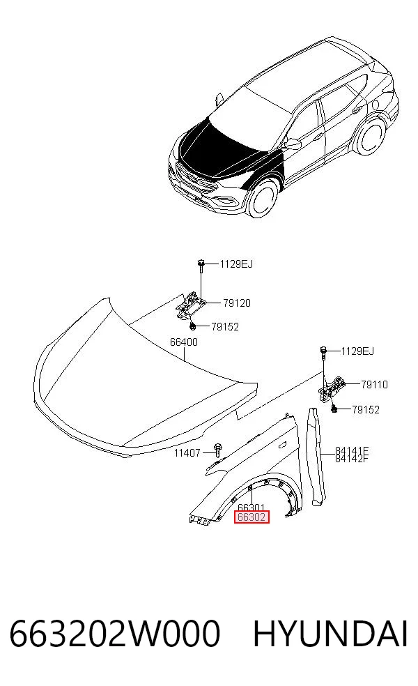 663202W000 Hyundai/Kia