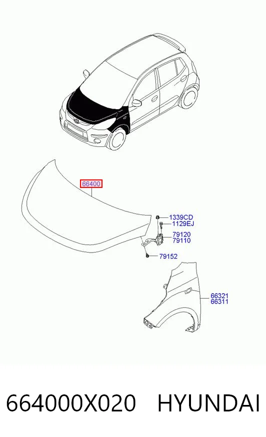 664000X020 Hyundai/Kia