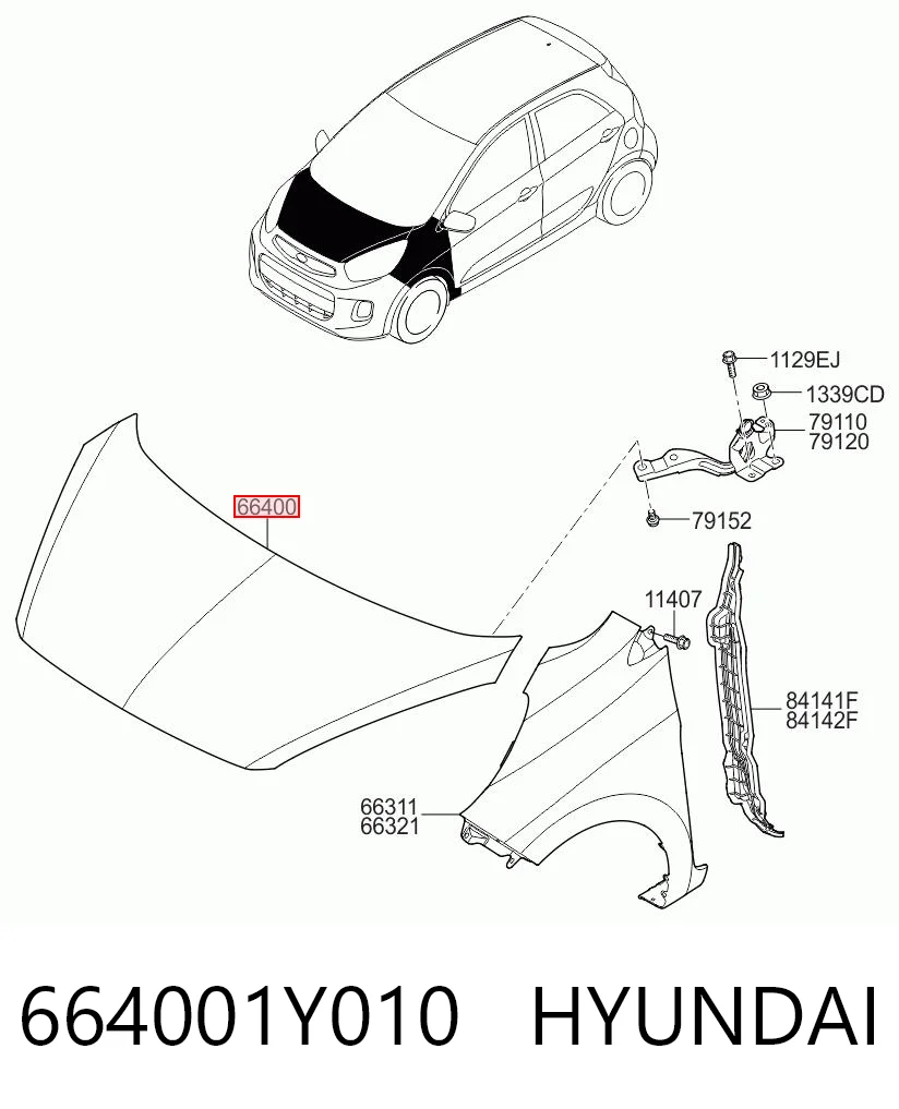 Comprar Capó KIA Picanto II TA
