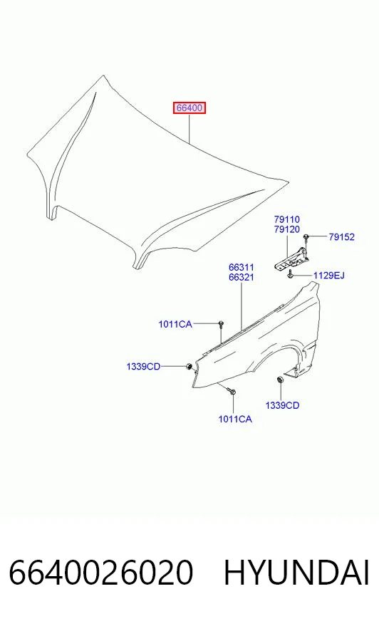 6640026020 Hyundai/Kia