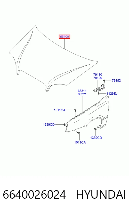 6640026024 Hyundai/Kia