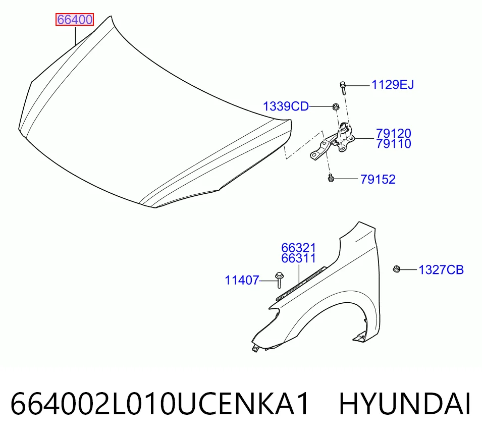 664002L010UCENKA1 Hyundai/Kia
