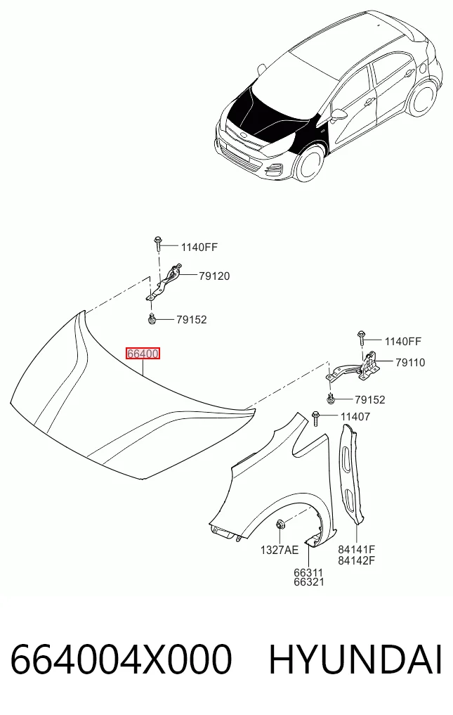 664004X000 Hyundai/Kia