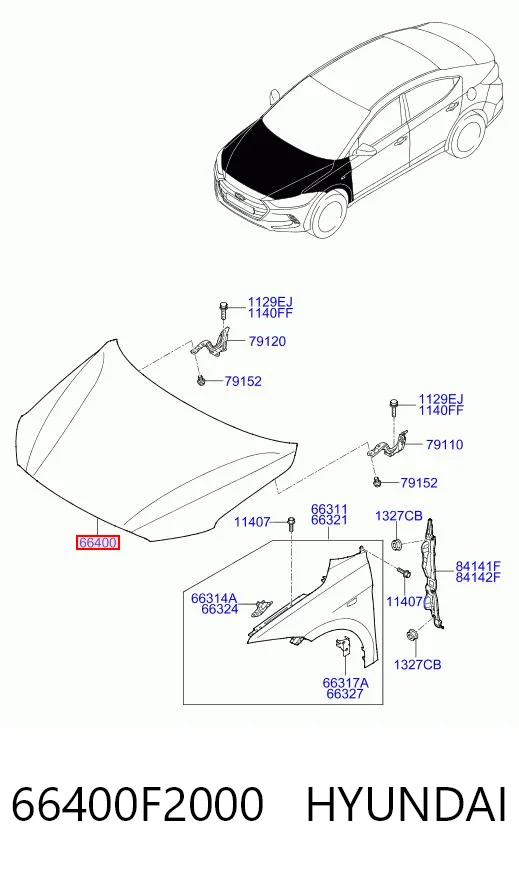 66400F2000 Hyundai/Kia