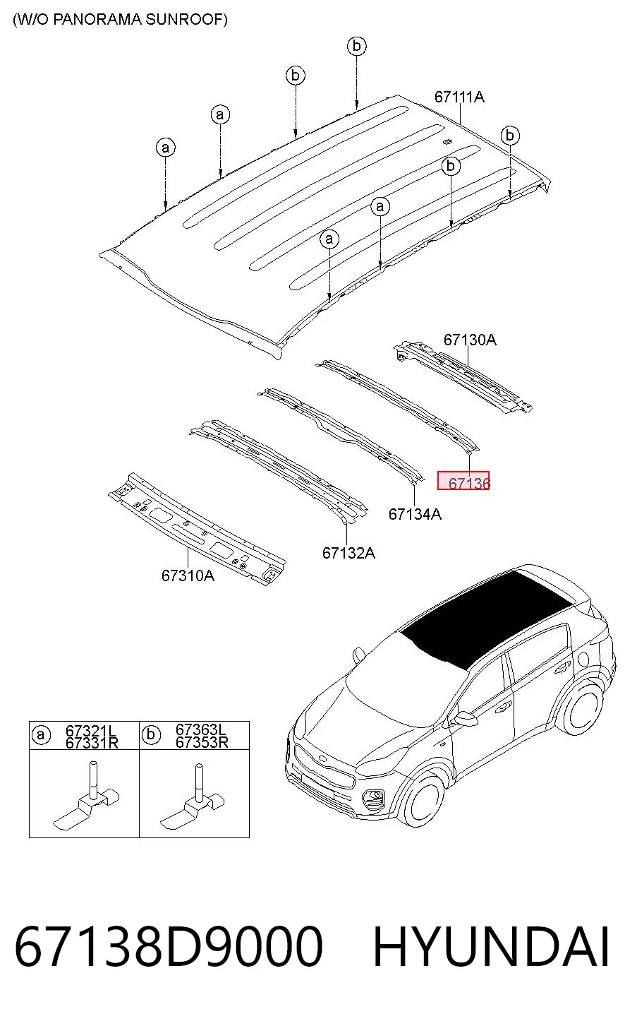 67138D9000 Hyundai/Kia