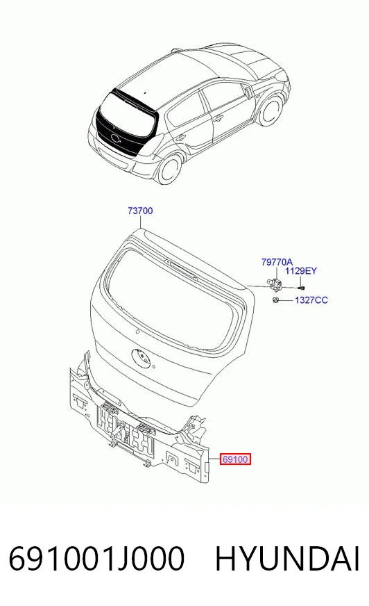 691001J000 Hyundai/Kia