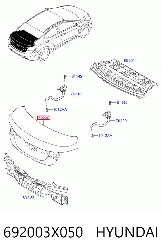 692003X050 Hyundai/Kia