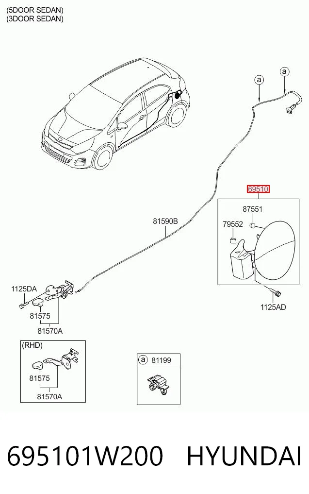 695101W200 Hyundai/Kia