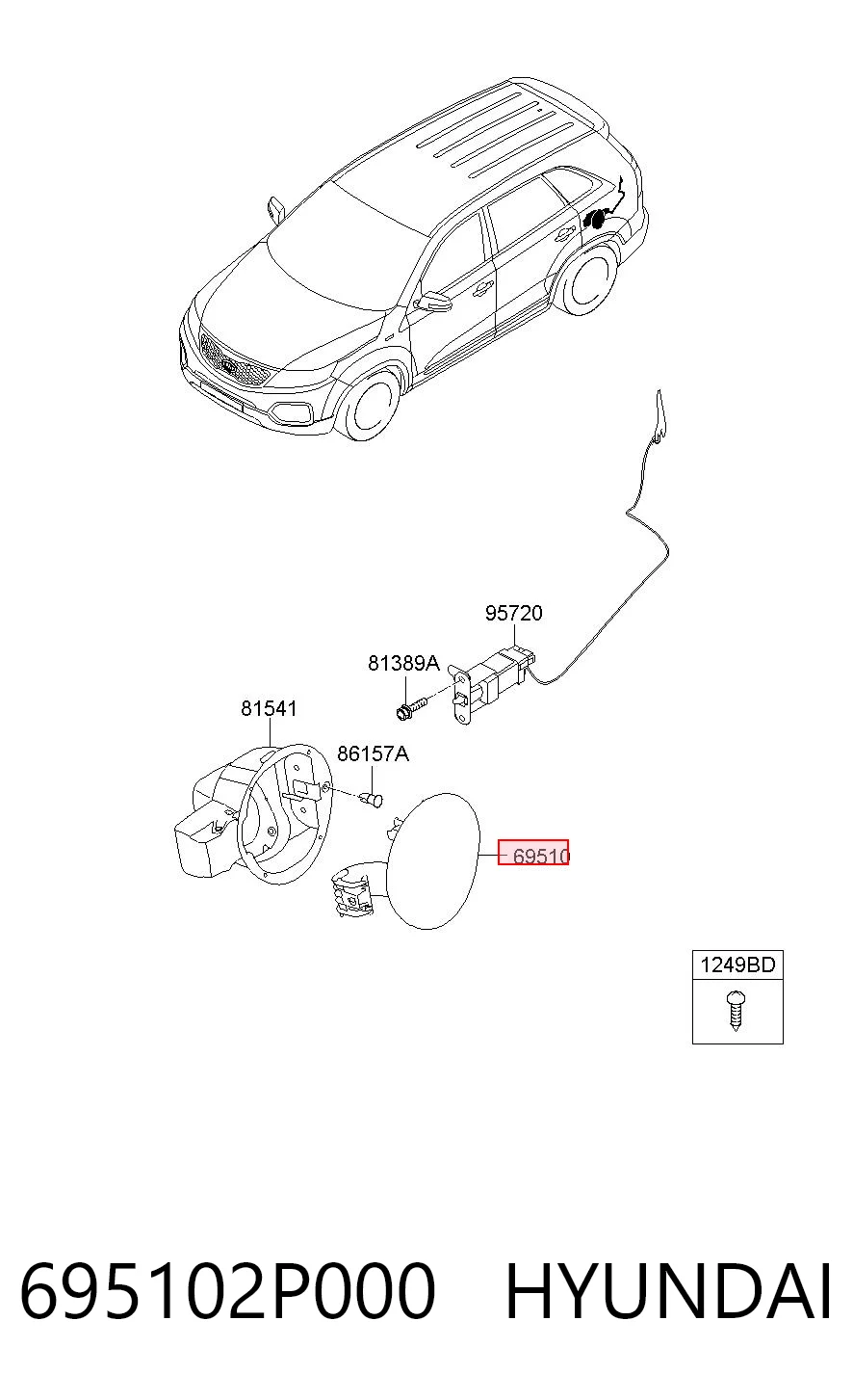 695102P000 Hyundai/Kia