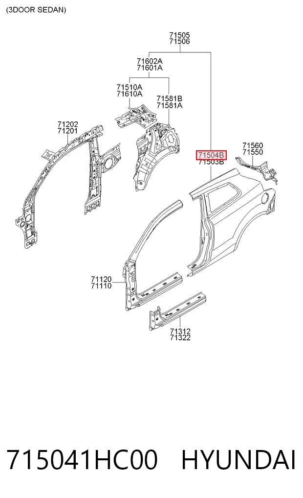 715041HC00 Hyundai/Kia