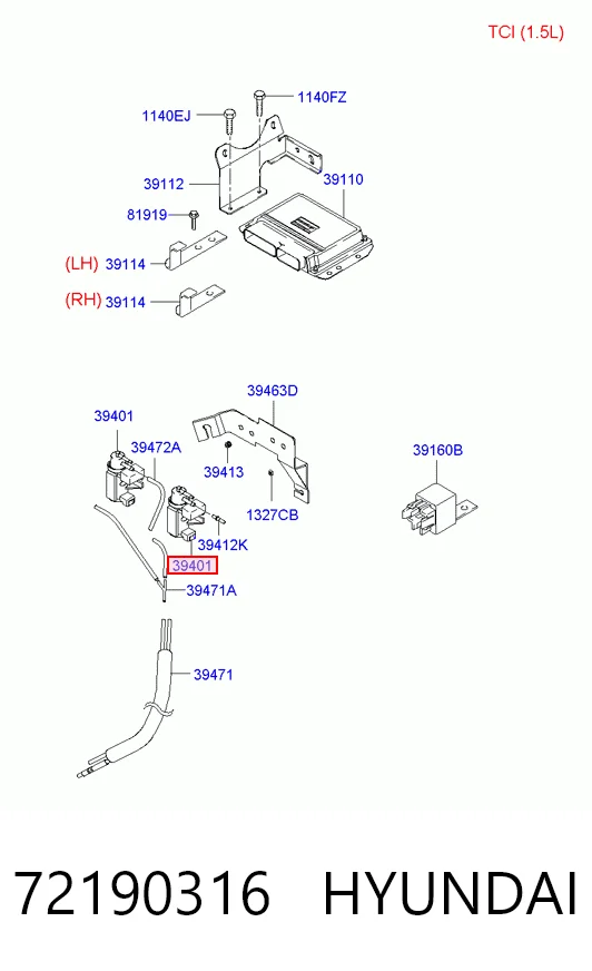 72190316 Hyundai/Kia
