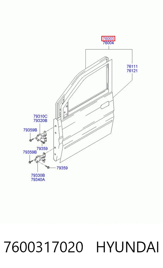 Comprar Puerta delantera izquierda Hyundai Matrix FC a bajo precio