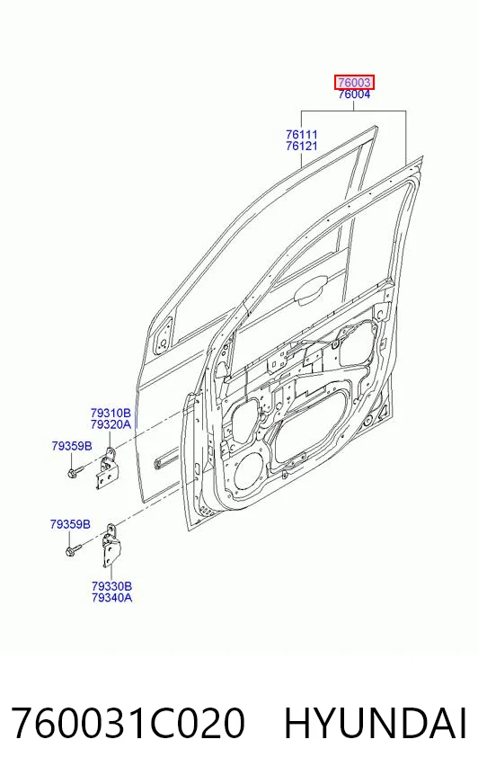 Comprar Puerta delantera izquierda Hyundai Getz TB a bajo precio