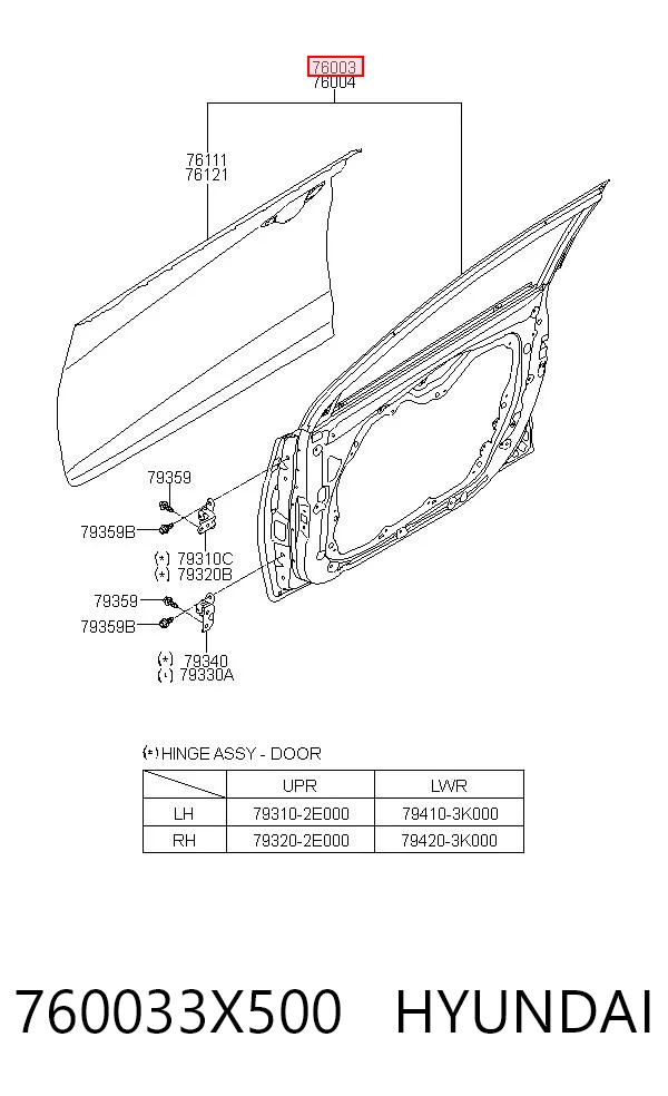 Comprar Puerta delantera izquierda Hyundai Elantra V MD a bajo precio