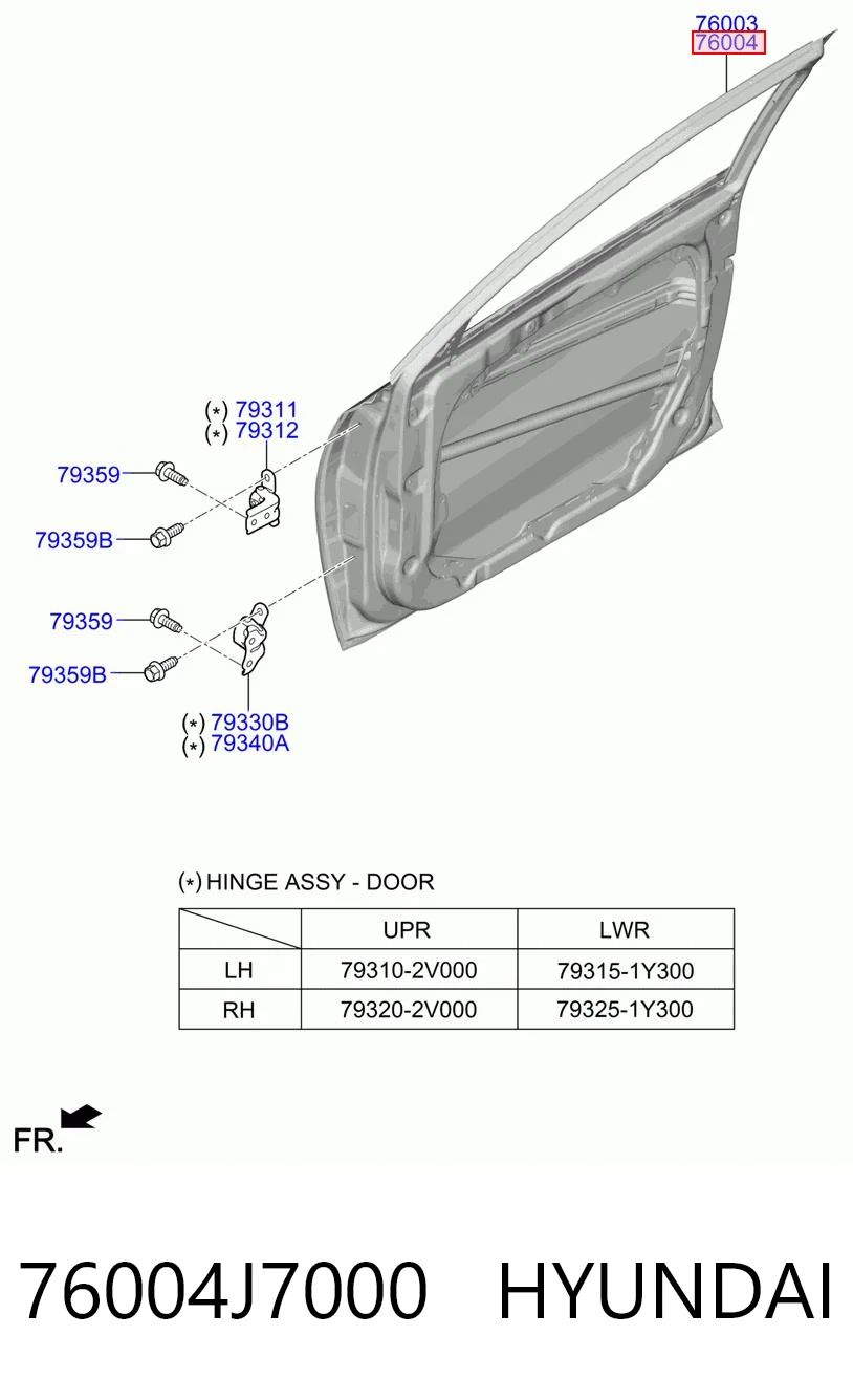 76004J7000 Hyundai/Kia