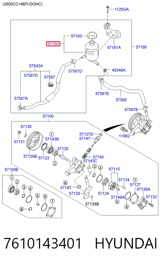 Puerta delantera izquierda para Hyundai H100 P